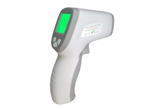clinical thermometer sideview white